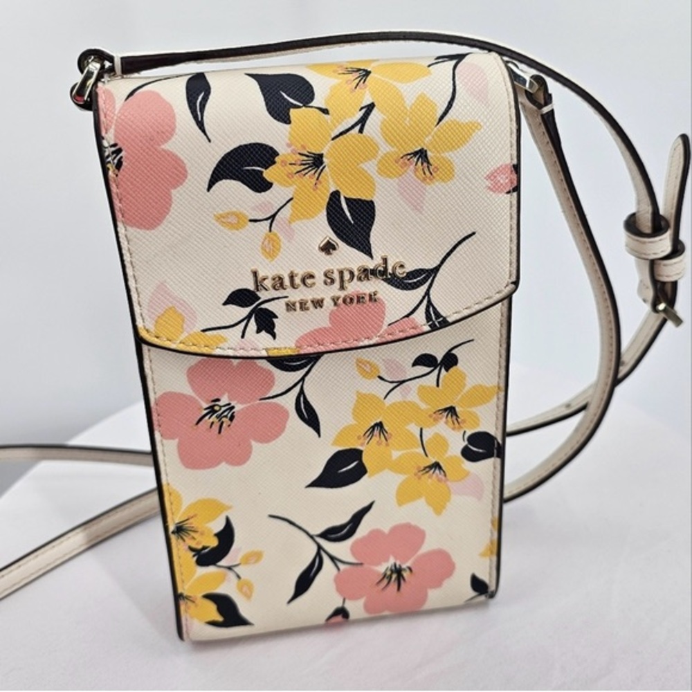 Kate Spade Floral Crossbody Bag - Cream, Pink, Yellow